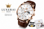 OLEVS 3609 Men's Watch High Quality Multi functional Waterproof Luminescent Quartz Watch Luxury Brand Men's Watch Montre Homme