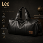 LEE High Quality Waterproof Leather Travel Duffel Bag Dry Wet Shoe Compartment Large Training Luggage Fitness Bag for Women Man