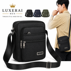 Men's Nylon Shoulder Bag Business Leisure Large Capacity Portable Handbag Multi Layer Waterproof Summer Male's Crossbody Bags