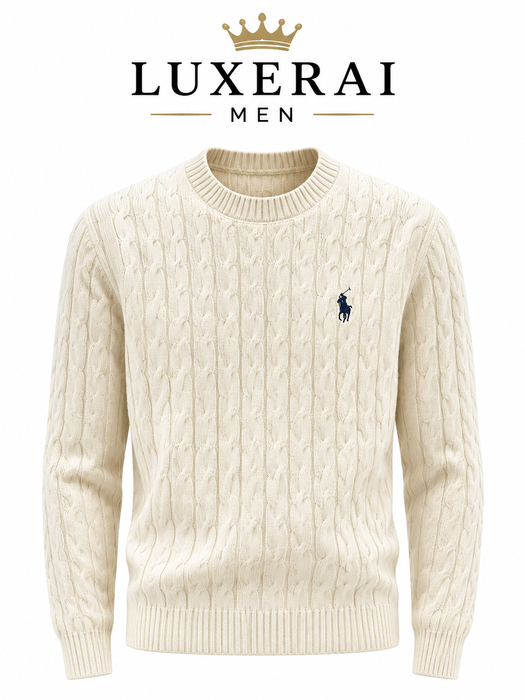 Designer Brand Pony Embroidery Fashion Sweater Men Classic Paul Fashion Jacquard Autumn/Winter Round Neck Warm Knitted Pullover