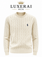 Designer Brand Pony Embroidery Fashion Sweater Men Classic Paul Fashion Jacquard Autumn/Winter Round Neck Warm Knitted Pullover