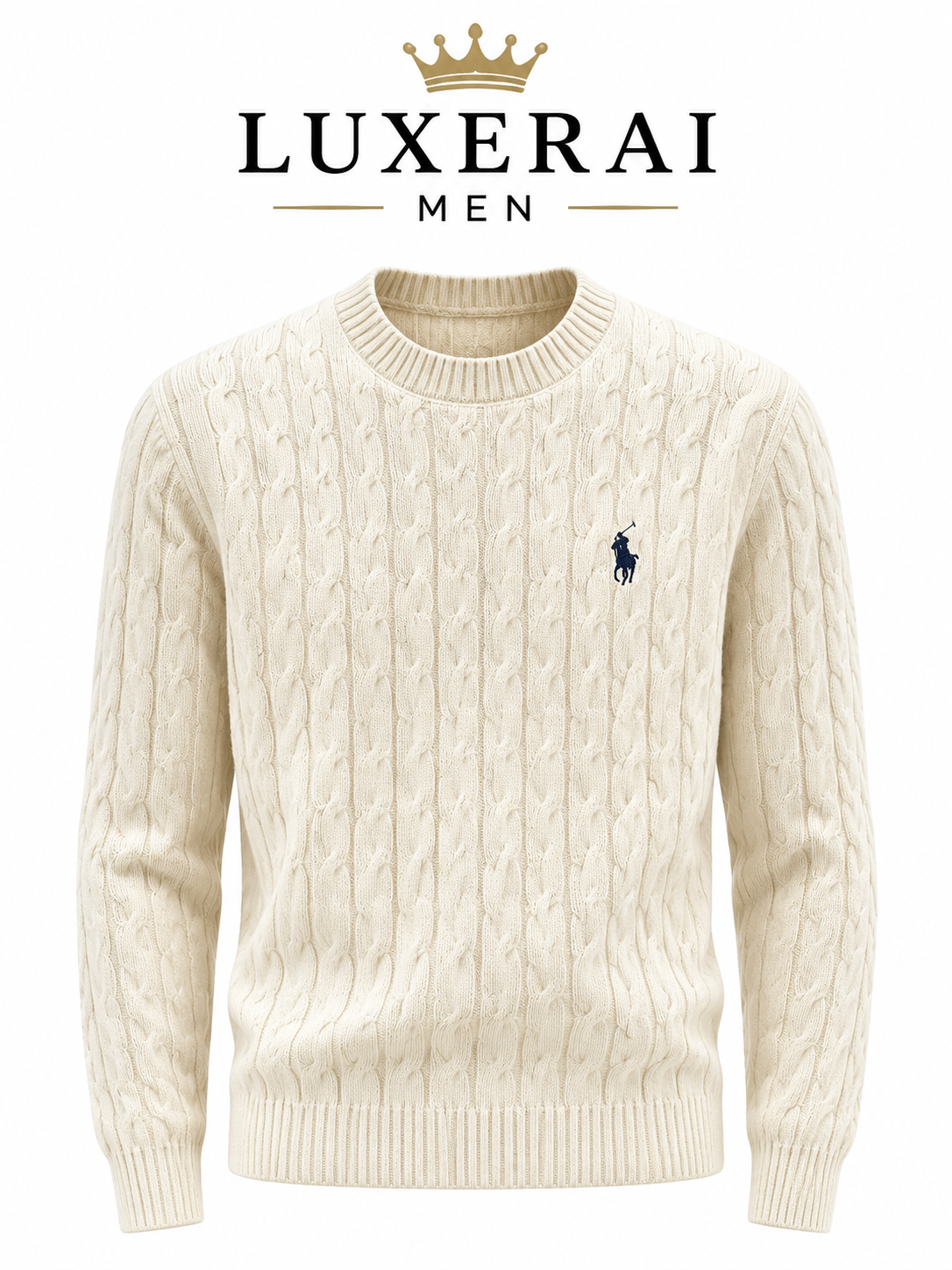 Designer Brand Pony Embroidery Fashion Sweater Men Classic Paul Fashion Jacquard Autumn/Winter Round Neck Warm Knitted Pullover