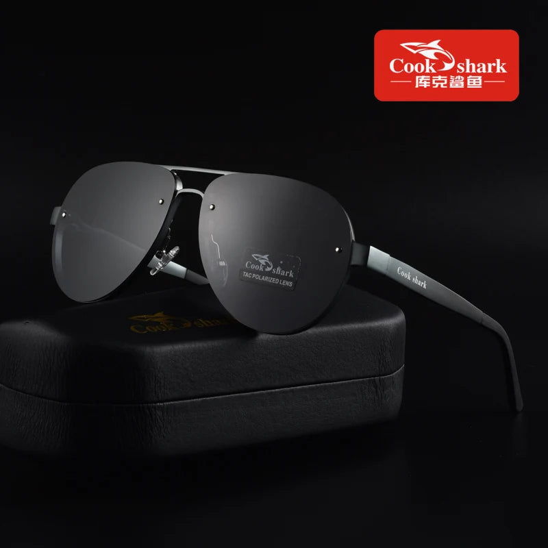Cook's Color-Changing Sunglasses Polarized Sunglasses for Men's Driving Day and Night Dual-Purpose Driving Mirror Fishing Glasse