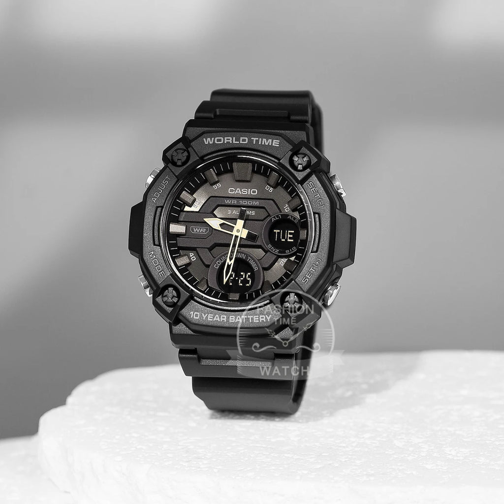 Casio Watch for Men Dual Display Multi-function Electronic Watch AEQ-120W Series