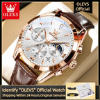 OLEVS 3609 Men's Watch High Quality Multi functional Waterproof Luminescent Quartz Watch Luxury Brand Men's Watch Montre Homme