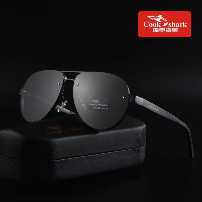 Cook's Color-Changing Sunglasses Polarized Sunglasses for Men's Driving Day and Night Dual-Purpose Driving Mirror Fishing Glasse