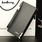 Men Wallets Classic Long Style Card Holder Male Purse Quality Zipper Large Capacity Big Brand Luxury Wallet For Men