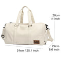 LEE High Quality Waterproof Leather Travel Duffel Bag Dry Wet Shoe Compartment Large Training Luggage Fitness Bag for Women Man