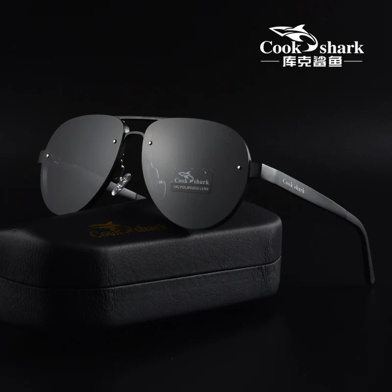 Cook's Color-Changing Sunglasses Polarized Sunglasses for Men's Driving Day and Night Dual-Purpose Driving Mirror Fishing Glasse