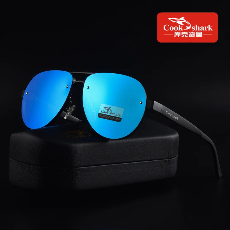 Cook's Color-Changing Sunglasses Polarized Sunglasses for Men's Driving Day and Night Dual-Purpose Driving Mirror Fishing Glasse