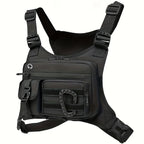 Tactical Outdoor Chest Bag Unisex Running Cycling EDC Vest Workouts Sports Chest Pack Rig for Men And Women