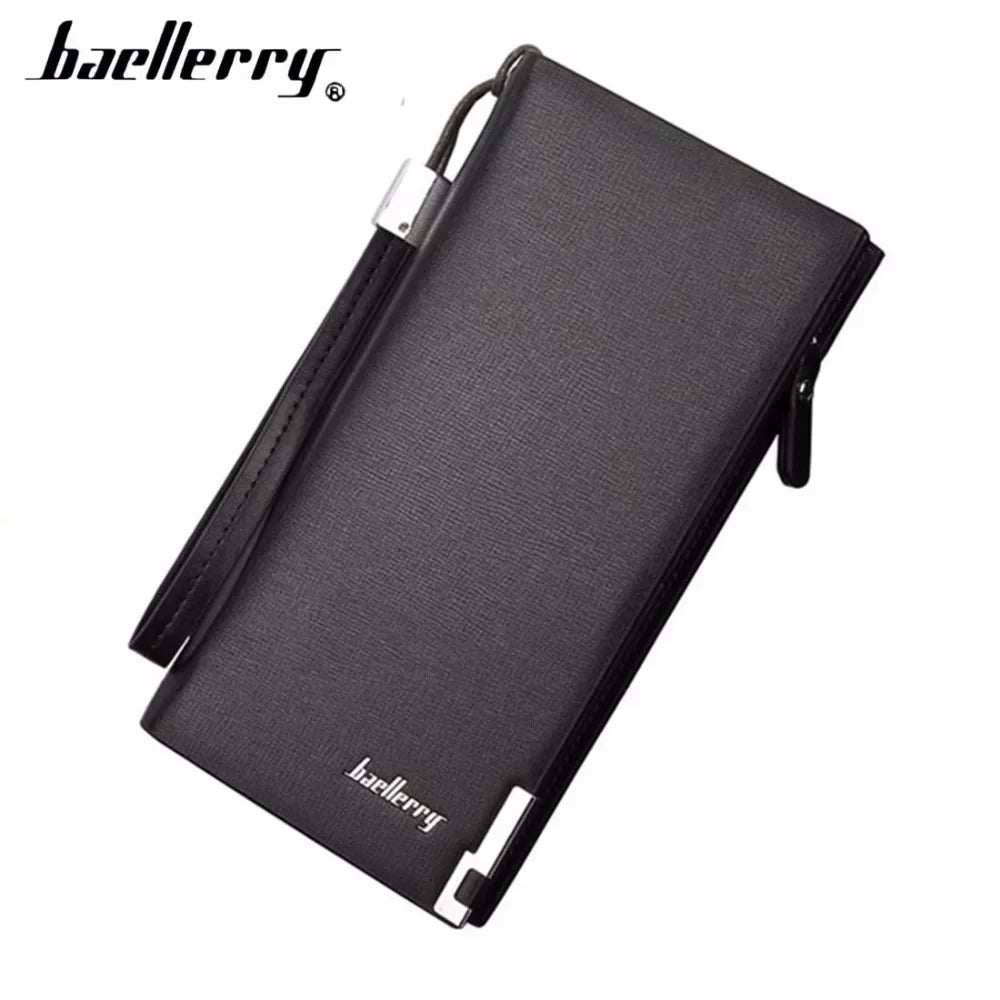 Men Wallets Classic Long Style Card Holder Male Purse Quality Zipper Large Capacity Big Brand Luxury Wallet For Men