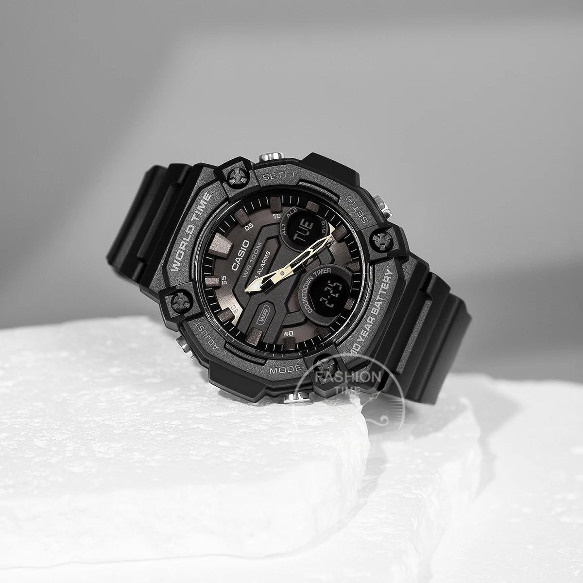 Casio Watch for Men Dual Display Multi-function Electronic Watch AEQ-120W Series