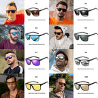 ZENOTTIC Fashion Polarized Sunglasses Shade for Women Men Lightweight TR90 Frame UV400 Protection Square Sun Glasses