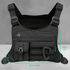 Tactical Outdoor Chest Bag Unisex Running Cycling EDC Vest Workouts Sports Chest Pack Rig for Men And Women