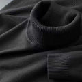 2026 New Mens Knitted Sweaters Solid Color Turtleneck Breathable Pullovers Warm Outdoor Basic Streetwear autumn Business Tops