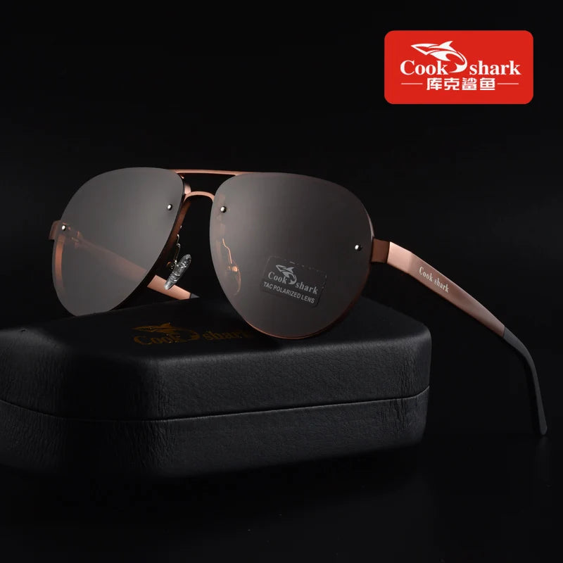 Cook's Color-Changing Sunglasses Polarized Sunglasses for Men's Driving Day and Night Dual-Purpose Driving Mirror Fishing Glasse