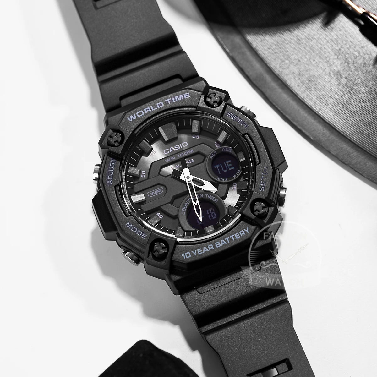 Casio Watch for Men Dual Display Multi-function Electronic Watch AEQ-120W Series